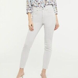 NYDJ Size 16 Ami Skinny Light Gray Denim Stretch Jeans Lift Tuck Technology